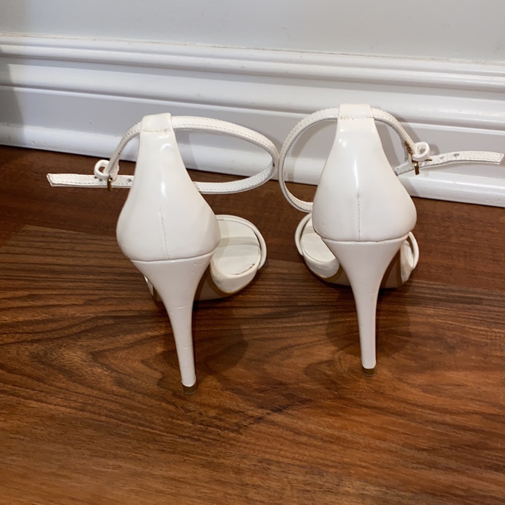 Zara basic white strappy heels - Picture 4 of 4